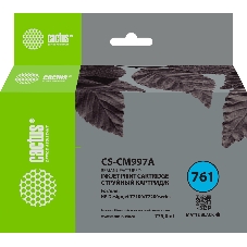 Картридж струйный Cactus CS-CM997A №761 черный матовый (775мл) для HP DesignJet T7100/Т7200 Картридж струйный Cactus CS-CM997A №761 черный матовый (775мл) для HP DesignJet T7100/Т7200