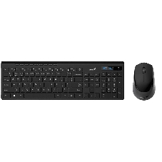 Комплект клавиатура+мышь Genius SlimStar 8230 беспроводной, USB + Bluetooth, 1000 DPI, чёрный