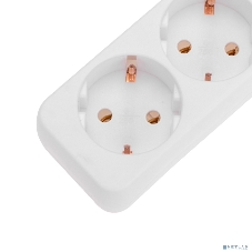 Удлинитель 5 гнезд, 3 м, 3х0,75 мм², с/з, белый PROconnect