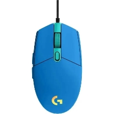 Мышь проводная Logitech G102 LIGHTSYNC синий, 8000 dpi, USB, кнопки - 6