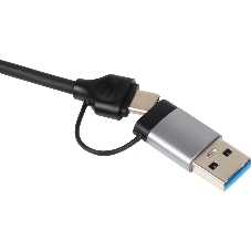 USB-концентратор VCOM DH297, USB 3.0/USB Type-C, USB/SD/TF, USB
