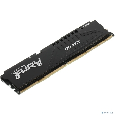 Оперативная память Kingston Fury Beast Black, DDR5, 32GB (1x32GB), 5200 MHz, CL40, с радиатором, черный
