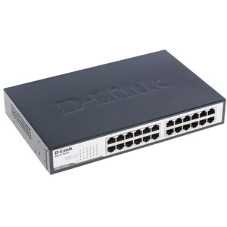 Коммутатор D-Link DGS-1024C/F6/E, 24×1 Гбит/с, неуправляемый