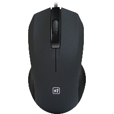 Мышь проводная Defender MM-310 черный, 1000 dpi, USB, кнопки - 3