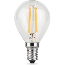 Лампа светодиодная Filament Шар E14 7Вт 2700К Gauss 105801107