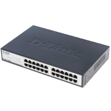 Коммутатор D-Link DGS-1024C/F6/E, 24×1 Гбит/с, неуправляемый