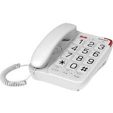 Телефон проводной Maxvi RT-01 черный
