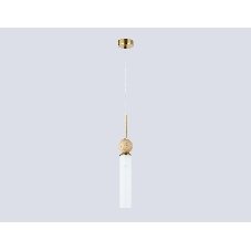 Светильник Ambrella light LH53256 BS/FR латунь/белый матовый E14 max 40W D80*470