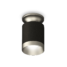 Светильник Ambrella Light XS6302140 SBK/MCH черный песок/хром матовый MR16 GU5.3 (N6904, C6302, N6133)