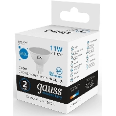 Лампа светодиодная Gauss Elementary MR16 11Вт 6500К GU5.3 850лм
