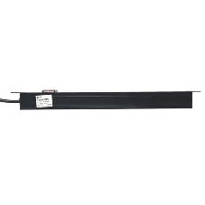 Блок розеток PDU TERACOM PRO 19'' 1U 16А/250В 8 розеток Schuko с выключателем шнур питания длиной 2 метра сечение 3x1.5 мм2 вилка Schuko корпус алюминий черный
