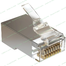 Коннектор Sysmatrix PLUG 8P8C5ES.UWRJ45 cat.5e STP прозрачный (упак.: 100 шт)