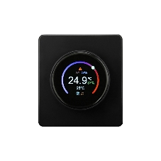 Терморегулятор Kranz KR-78-0728-3 ROUND Wi-Fi с/у оникс