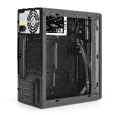 Корпус ExeGate BAA-503U2-AAA350, Mini-Tower, чёрный, 1 x 80/90 мм, БП 350 Вт