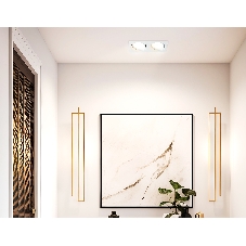 Светильник Ambrella light TN52234/2 WH белый IP20 GX53/2 220*110*44