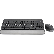 Комплект клавиатура+мышь Oklick S290W беспроводной, USB, 1600 DPI, чёрный