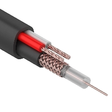 Кабель Rexant КВК-П-1,5+2x0,50 мм² (Cu/Cu) черный (бухта 200 м) 01-4013