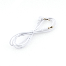 Кабель Cablexpert аудио 90˚ CCAB-01-35MML-1MW, 3.5 Jack (M)/3.5 Jack (M), белый, 1м, блистер
