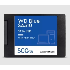 Накопитель SSD WD Blue SA510 WDS500G3B0A, 500GB, SATA III, 2.5