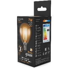 Лампа светодиодная Filament Шар E14 7Вт 2700К Gauss 105801107