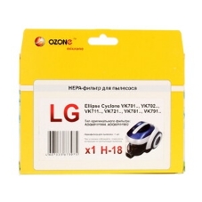 HEPA-фильтр OZONE microne H-18 для пылесоса LG