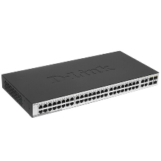 Коммутатор D-Link DGS-1052/A1A, 48×1 Гбит/с, неуправляемый