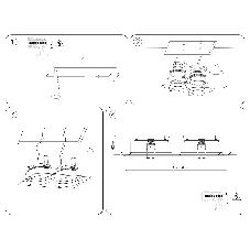 Светильник Ambrella light TN52234/2 WH белый IP20 GX53/2 220*110*44