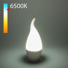 BLE1433/ Светодиодная лампа Свеча на ветру СDW LED D 8W 6500K E14