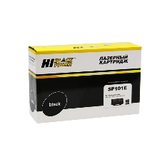 Тонер Картридж Hi-Black SP101E черный, для Ricoh Aficio SP100/100SF/100SU, 2К(аналог SP101E)