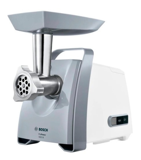 Мясорубка электрическая Bosch MFW45020 1600Вт белый/серый