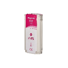 Картридж струйный Sakura B3P20A (№727 Magenta) для HP, пурпурный, 130 мл.