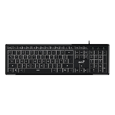 Клавиатура проводная Genius SlimStar 820, черный, USB, 104 клавиши 31310055402