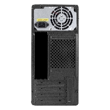 Корпус ExeGate BAA-503U2-AAA350, Mini-Tower, чёрный, 1 x 80/90 мм, БП 350 Вт