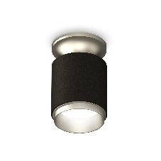 Светильник Ambrella Light XS6302141 SBK/MCH черный песок/хром матовый MR16 GU5.3 (N6904, C6302, N6123)