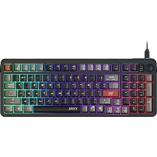 Клавиатура MSI GK110 черный/серый USB for gamer LED (S11-04RU258-HH9)