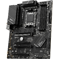 Материнская плата MSI PRO B650-P WIFI, AM5, AMD B650, 4xDDR5, 6xSATA, 2xM.2 (PCIe 4.0), 2xPCIe 4.0 x16, 2xPCIe 3.0 x16, 1xHDMI, 1xDP, 1x2.5Gb LAN, Wi-Fi, Bluetooth, 1xUSB-C 20Gbps, 3xUSB-A 10Gbps, 4xUSB-A 5Gbps, 3x3.5 мм, 7.1, чёрный, ATX
