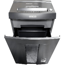 Шредер Office Kit S300 0,8x5 черный (секр.P-7) фрагменты 8лист. 33лтр. пл.карты CD