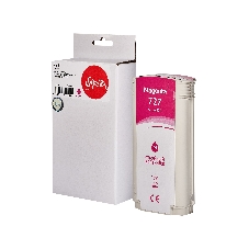 Картридж струйный Sakura B3P20A (№727 Magenta) для HP, пурпурный, 130 мл.