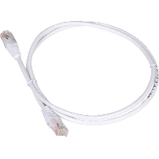 Патч-корд LANMASTER TWT UTP cat.5e, с заливными колпачками, 20.0 м, белый