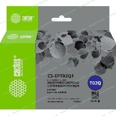 Картридж струйный Cactus CS-EPT02Q1 (T02Q) черный (1084 мл) для Epson WorkForce Enterprise WF-C20600D4TW