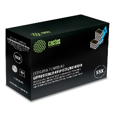 Картридж лазерный Cactus CS-CE255X-MPS черный (15000 стр.) для HP LaserJet M521 Pro 500 MFP, M521dn Pro MFP, M521dw Pro MFP, M525, M525c MFP, M525f, P3010, P3015, P3015d, P3015dn, P3015x