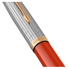 Ручка шариковая Parker 51 Premium (CW2169073) Red Rage GT, M, черные чернила, подарочная коробка
