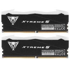 Оперативная память Patriot Viper Xtreme 5, DDR5, 32Gb (2x16GB), 6000MHz, CL30, DIMM, с радиаторами, RGb, серебристый