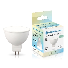 Лампа светодиодная	Ambrella light 160904 LED MR16 9W IC GU5.3 4000K 175-265V