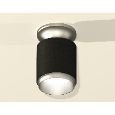 Светильник Ambrella Light XS6302141 SBK/MCH черный песок/хром матовый MR16 GU5.3 (N6904, C6302, N6123)