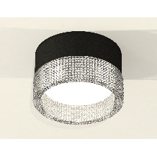 Светильник Ambrella Light XS8102030 SBK/CL черный песок/прозрачный GX53 (C8102, N8480)
