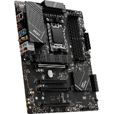 Материнская плата MSI PRO B650-P WIFI, AM5, AMD B650, 4xDDR5, 6xSATA, 2xM.2 (PCIe 4.0), 2xPCIe 4.0 x16, 2xPCIe 3.0 x16, 1xHDMI, 1xDP, 1x2.5Gb LAN, Wi-Fi, Bluetooth, 1xUSB-C 20Gbps, 3xUSB-A 10Gbps, 4xUSB-A 5Gbps, 3x3.5 мм, 7.1, чёрный, ATX