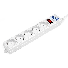 Сетевой фильтр Powercube SPG-B-15-WHITE 5 м, 5 розеток, белый, коробка