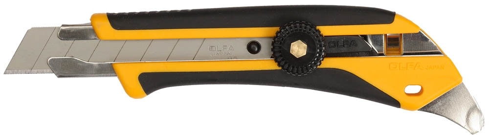 Канцелярский нож OLFA OL-L-5 пластик нерж.сталь 1.8см