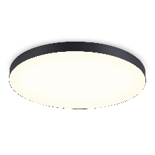Потолочный светодиодный светильник Ambrella light FV5541 BK черный LED 130W 3000K D800*58 (Без ПДУ)